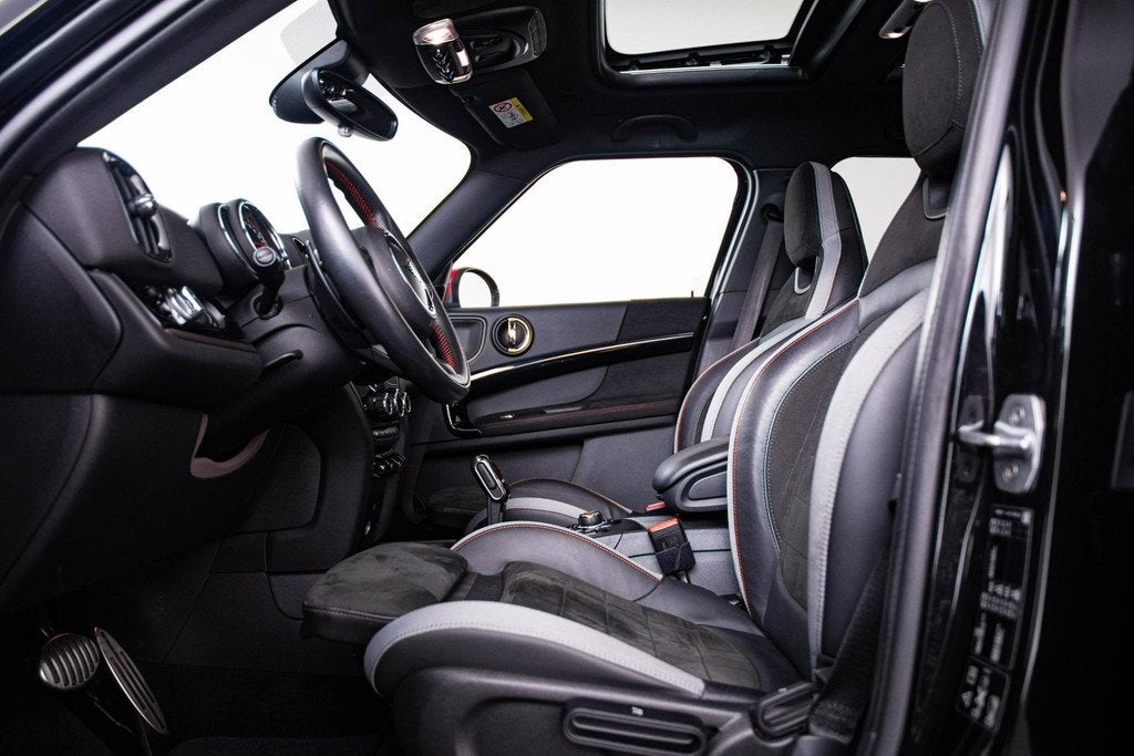 Mini Countryman John Cooper Works ALL4 Chili Panoramadak - H, Auto's, Mini, Automaat, Gebruikt, Leder en Stof, Zwart