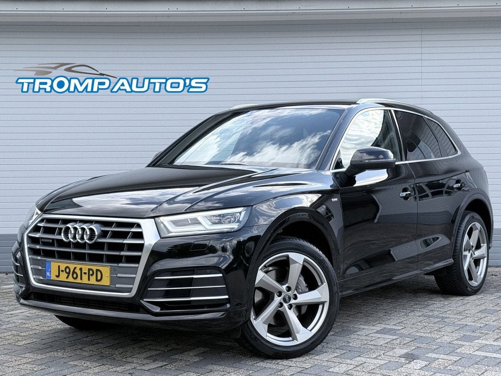 Audi Q5 45 TFSI quattro S-Line|MATRIX|NAVI|ECC|CRUISE|T.HAAK, Auto's, Automaat, Automatische klimaatregeling, Gebruikt, 4 cilinders