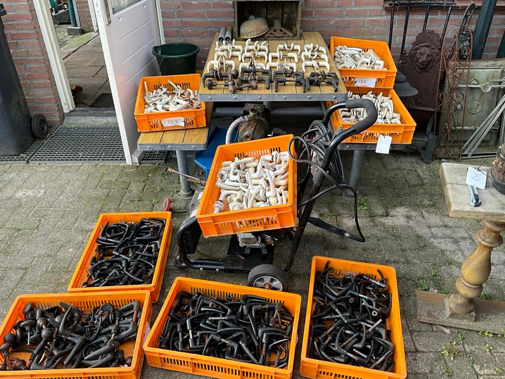 Vintage Bakelieten Deurklinken - Diverse Modellen, Doe-het-zelf en Verbouw, Hang- en Sluitwerk, Ophalen, Gebruikt, Overige materialen