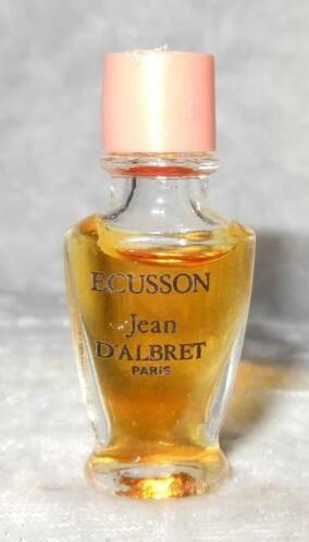Volle parfum mini J d albert Ecusson, Verzamelen, Parfumverzamelingen, Ophalen of Verzenden, Zo goed als nieuw, Miniatuur, Gevuld