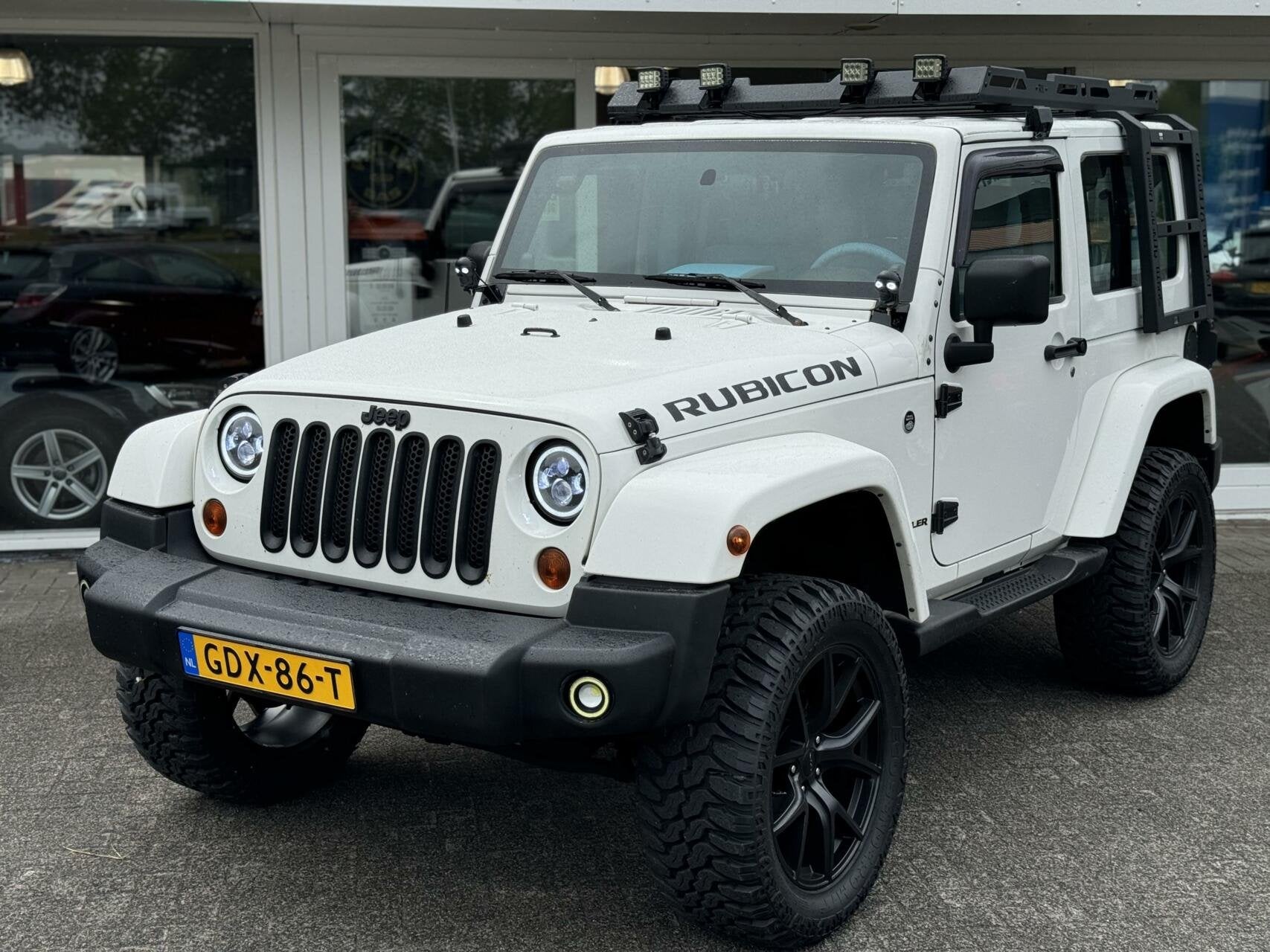 Jeep Wrangler 3.8 V6 4x4 automaat,airco,fox Suspension,magna, Gebruikt, Wit, Bedrijf, Vierwielaandrijving