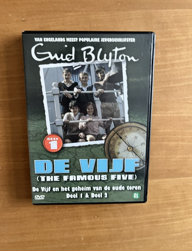 De vijf en het geheim van de oude toren deel 1 en 2 DVD, Engels, Alle leeftijden, Tv-serie, Ophalen of Verzenden