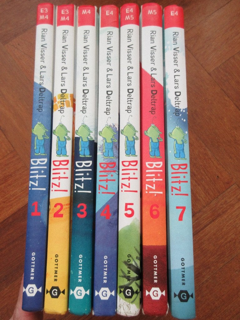 7 x Blitz! boeken  : deel 1 t/m 7  Avi E3- M4 - E4 - M5, Ophalen of Verzenden, Gelezen, Fictie algemeen