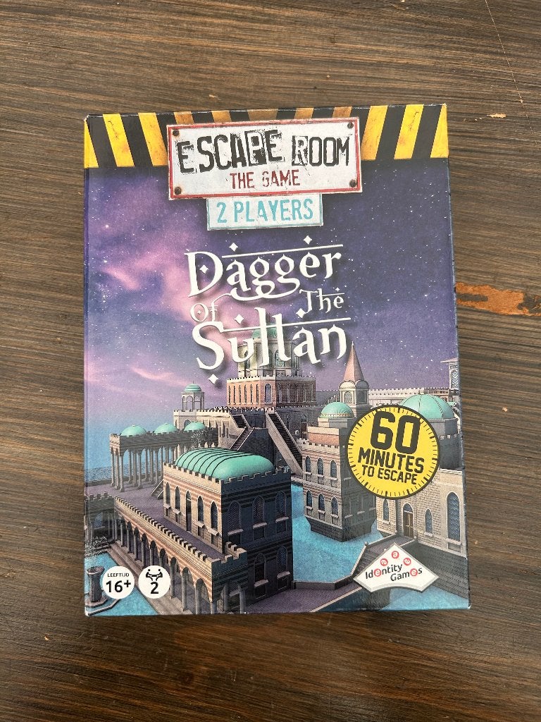 Escape Room The Game: Dagger Of The Sultan (2 spelers), Een of twee spelers, Ophalen, Gebruikt, Identity Games