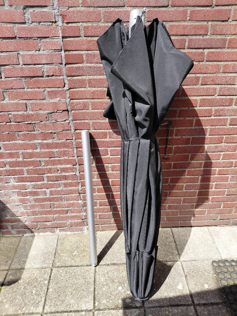 Parasol, Tuin en Terras, Parasols, Ophalen, 2 tot 3 meter, Zo goed als nieuw, Parasolvoet