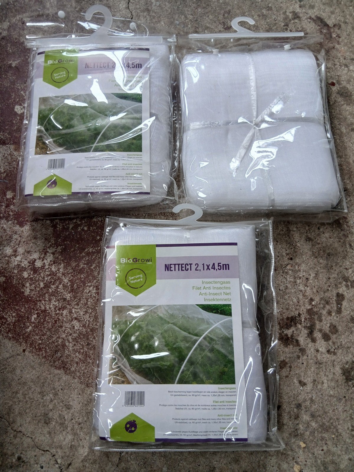 Nieuw insectengaas voor moestuin (2,1x4,5m), Ophalen, Nieuw