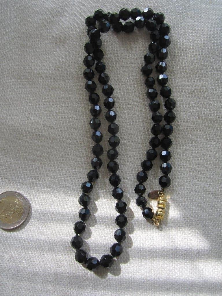 48.  Schitterende oude ketting, Les Bernards,  70 cm, Sieraden, Tassen en Uiterlijk, Ophalen, Overige materialen, Ketting