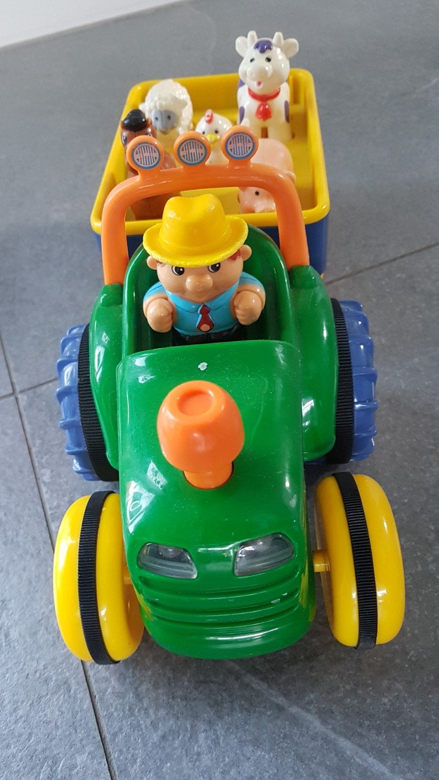 Tractor met dieren, Ophalen, Auto