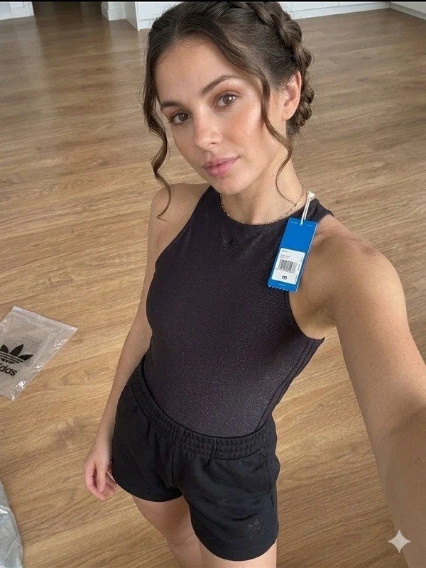 Adidas Spandex Body, Paars, maat L, Paars, Nieuw, Verzenden, Adidas