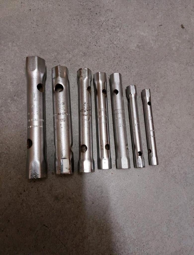 Gedore enz set pijpsleutels, 7x., Ophalen of Verzenden, Gebruikt