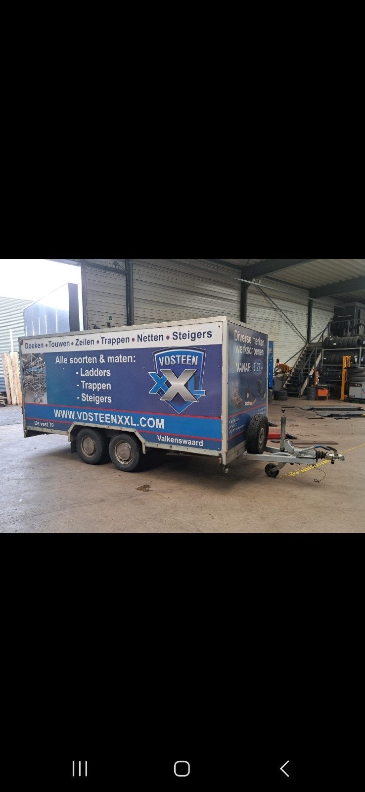 Peters BPSH 2000 gesloten aanhangwagen – Dubbelasser, Ophalen, Peters, Info@peters.nl, Halsteren