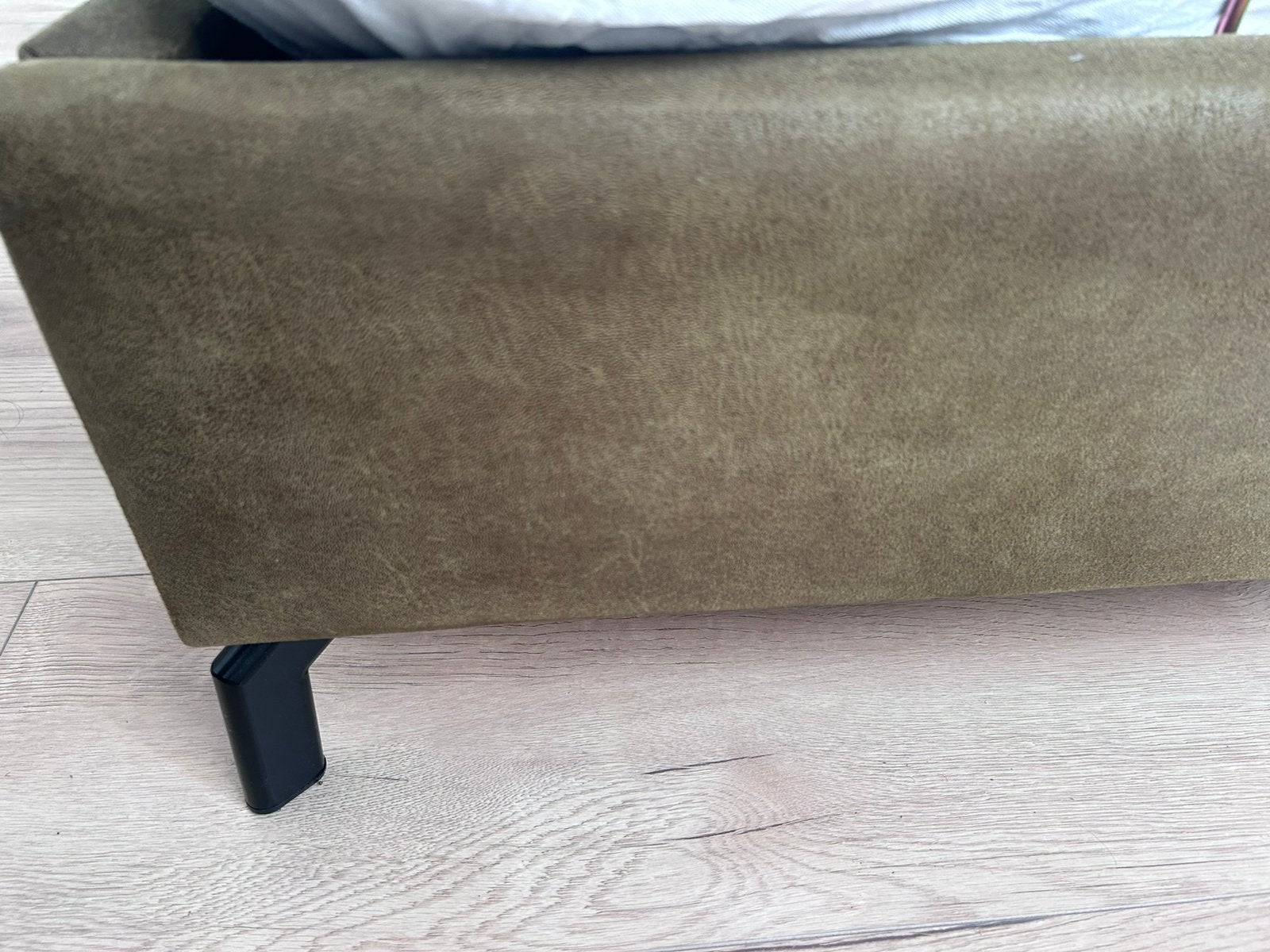 Lits-jumeaux bed zonder matrassen, Huis en Inrichting, Slaapkamer | Bedden, Ophalen, Overige materialen, Tweepersoons, Zo goed als nieuw