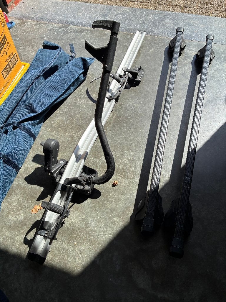 Thule fietsendrager op dak, Ophalen, 1 fiets, Gebruikt, Dakdrager