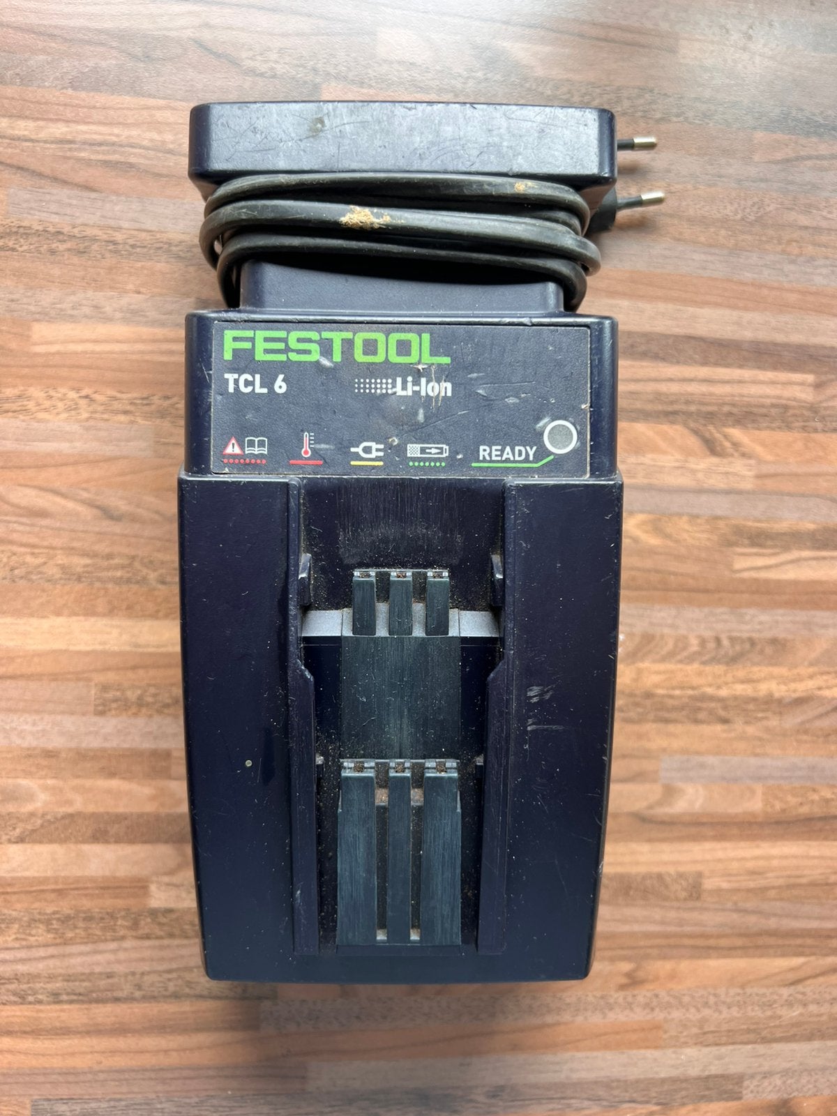 Festool TCL 6 acculader, Ophalen of Verzenden, Gebruikt