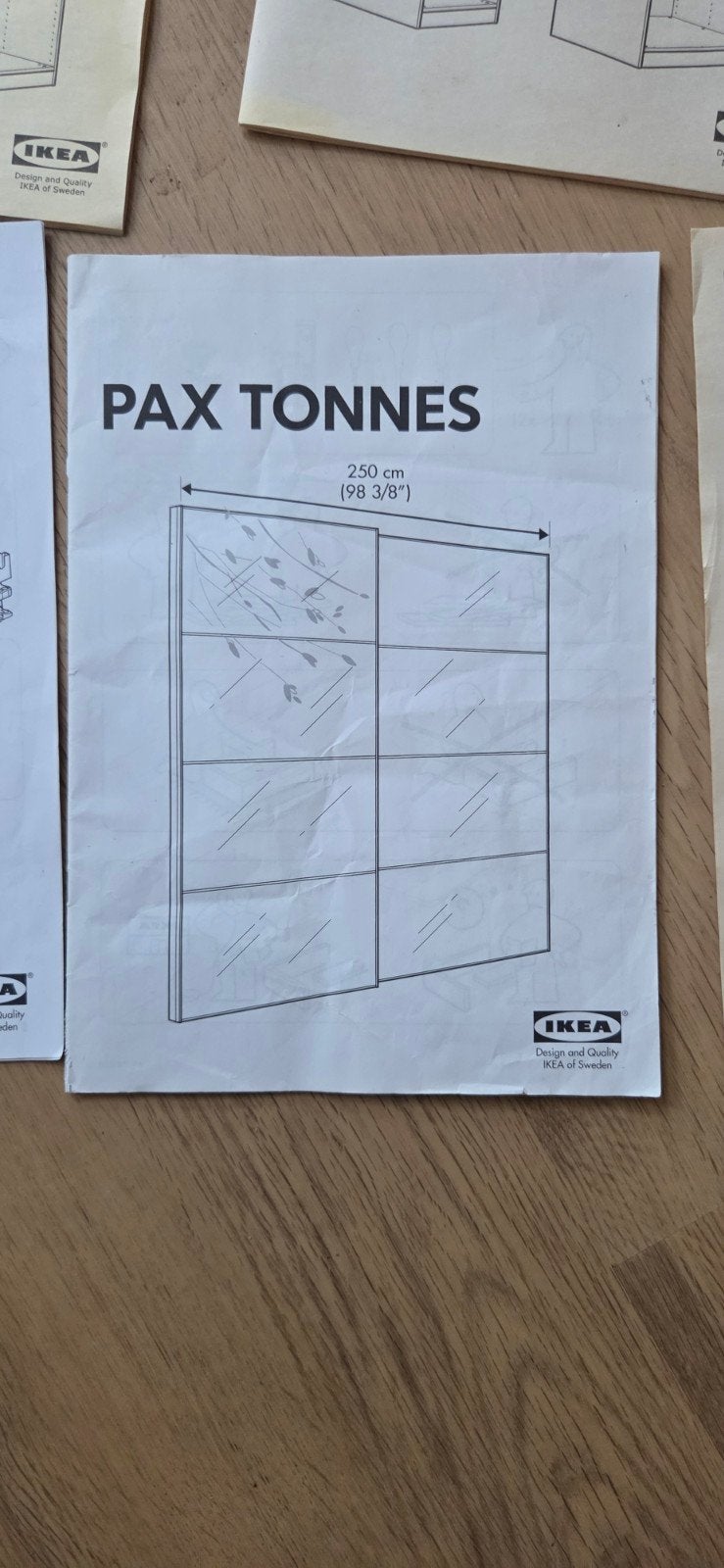 IKEA PAX Kast met Schuifdeuren - 250x236x60 cm, Met deur(en), Gebruikt, Ophalen of Verzenden, 200 cm of meer