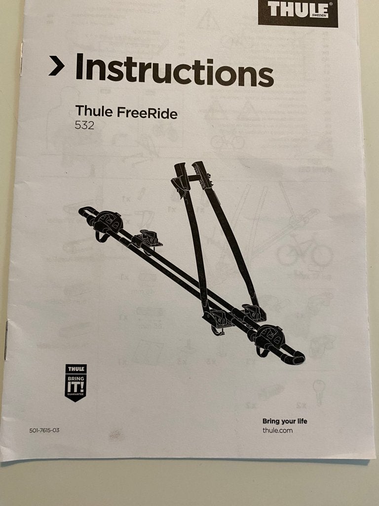 Thule fietsdrager per stuk, Auto diversen, Ophalen of Verzenden, 2 fietsen, Gebruikt, Fietsendrager-accessoire