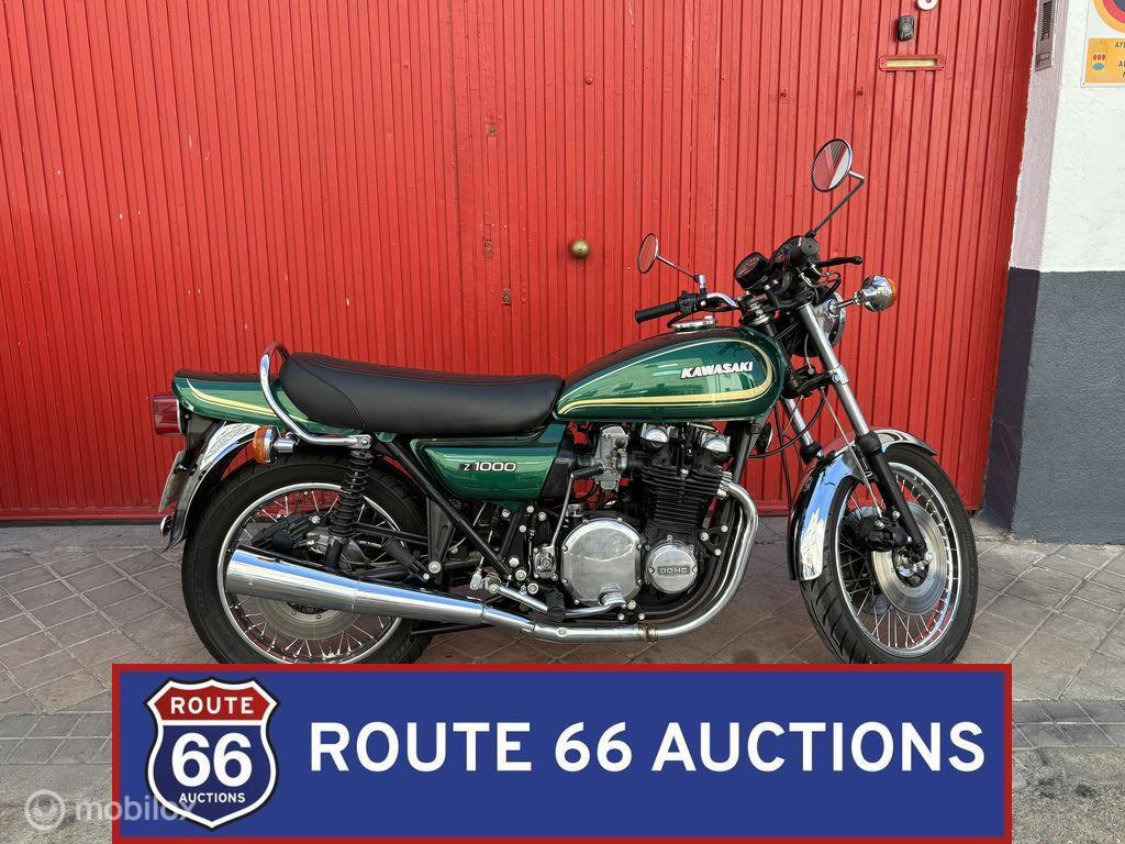 Kawasaki Z1000 A1 | 1978 | Route 66 Auctions, Overige merken, Overige carrosserieën, Zwart, Bedrijf