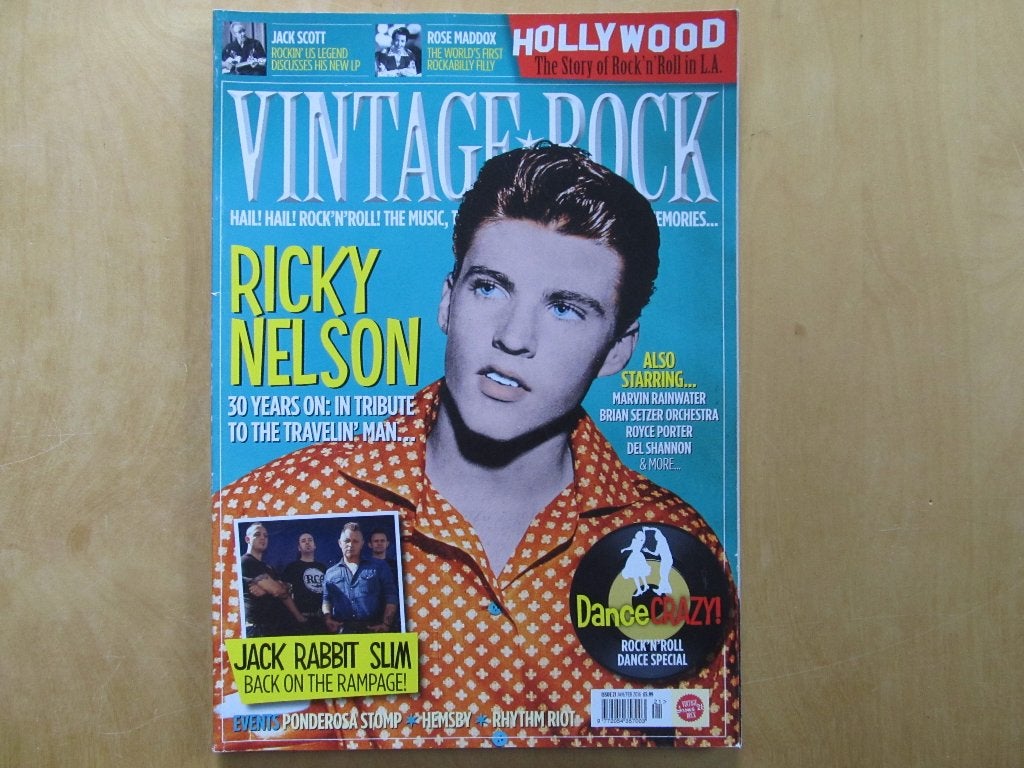 Vintage Rock #21 Rick Nelson Del Shannon Wanda Jackson Vince, Ophalen of Verzenden, 1980 tot heden, Buitenland, Tijdschrift