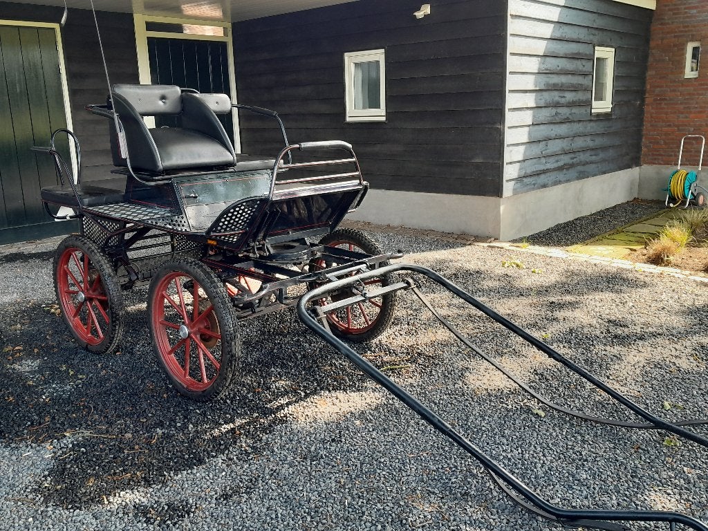 Enkelspan/ tweespan Recreatiewagen, Dieren en Toebehoren, Rijtuigen en Koetsen, Gebruikt, Paard of Pony