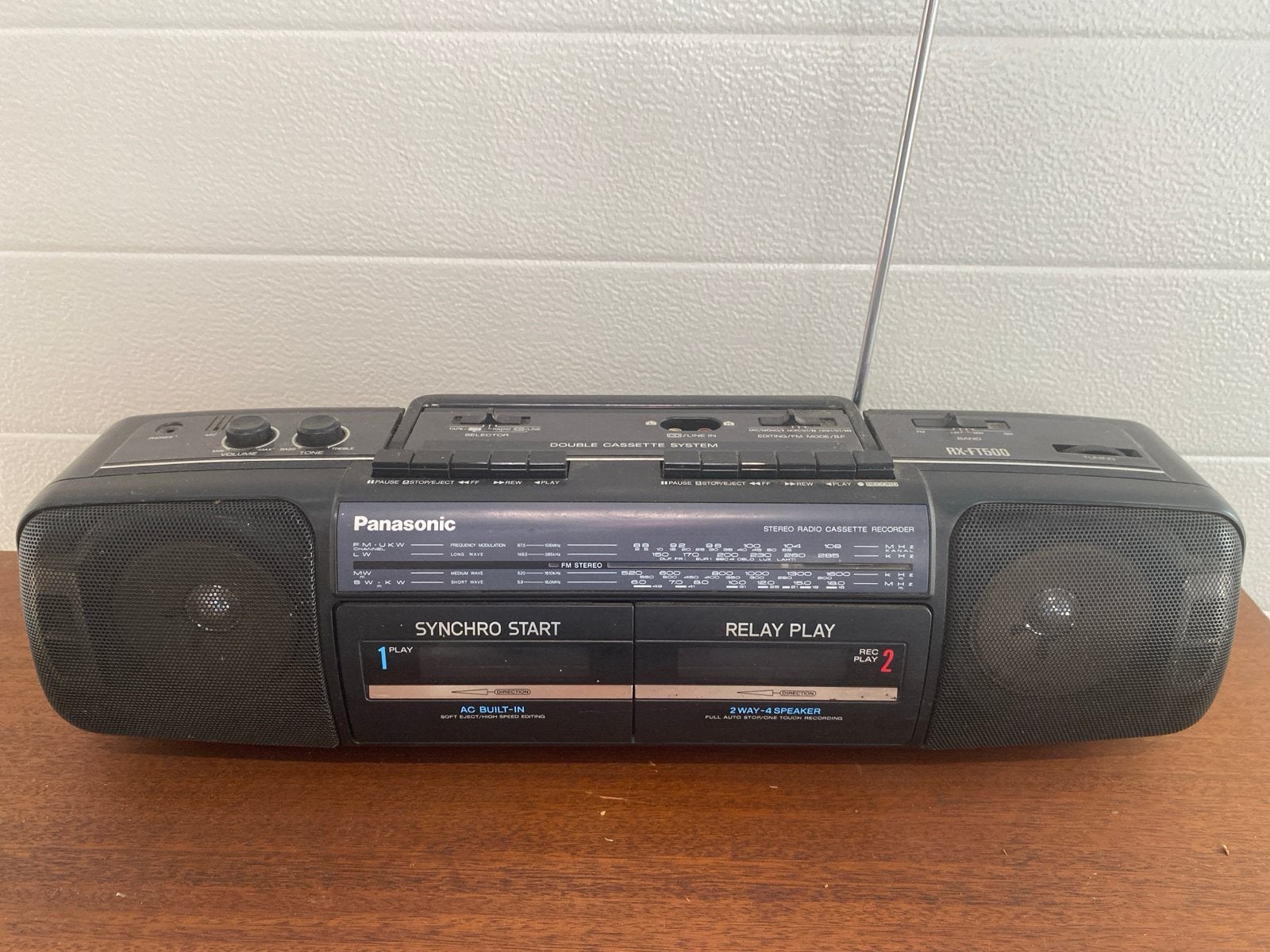 Panasonic RX-FT500 Boombox, Ophalen of Verzenden, Bandrecorder