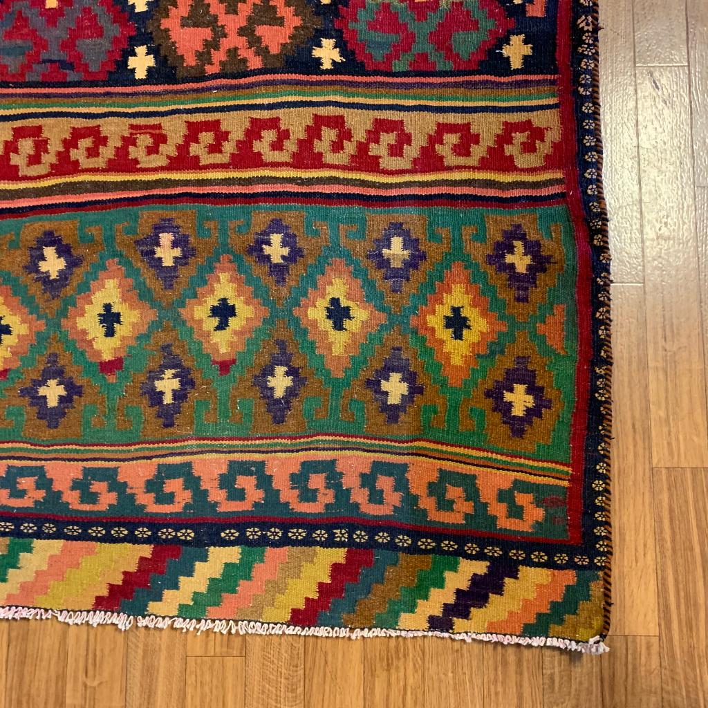Trendy Vintage Perzische Kelim 293x187 vloerkleed -TTM Wonen, Taag 63, 2491 CS, Den Haag (Forepark), Ophalen of Verzenden, 200 cm of meer