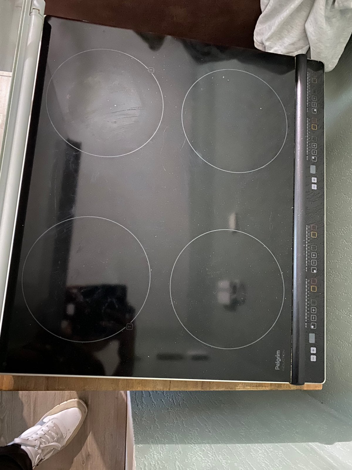 Inductie kookplaat pelgrim, Witgoed en Apparatuur, Kookplaten, Ophalen, Gebruikt, 4 kookzones, Inductie