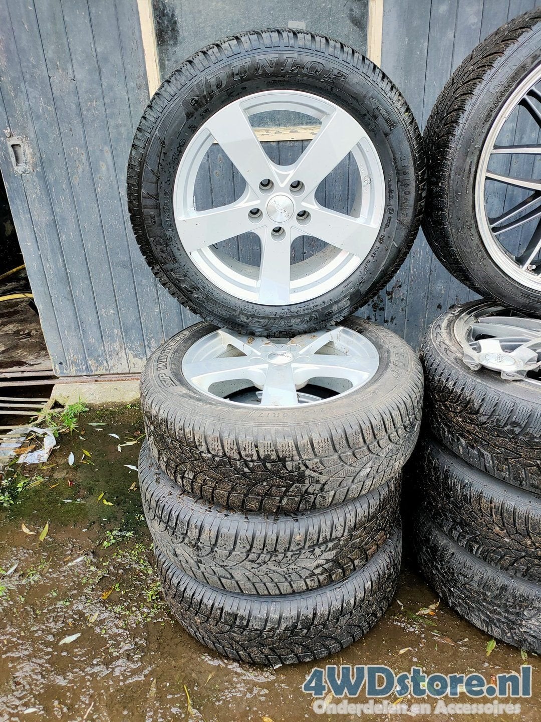 Nissan Qashqai Winterbandenset Dunlop, -, -, Banden en Velgen, 17 inch
