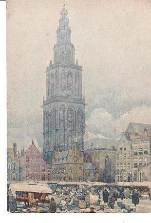 Ansichtkaart 	Groningen	Martinitoren, Verzamelen, Ansichtkaarten | Nederland, Verzenden, 1960 tot 1980, Ongelopen, Groningen