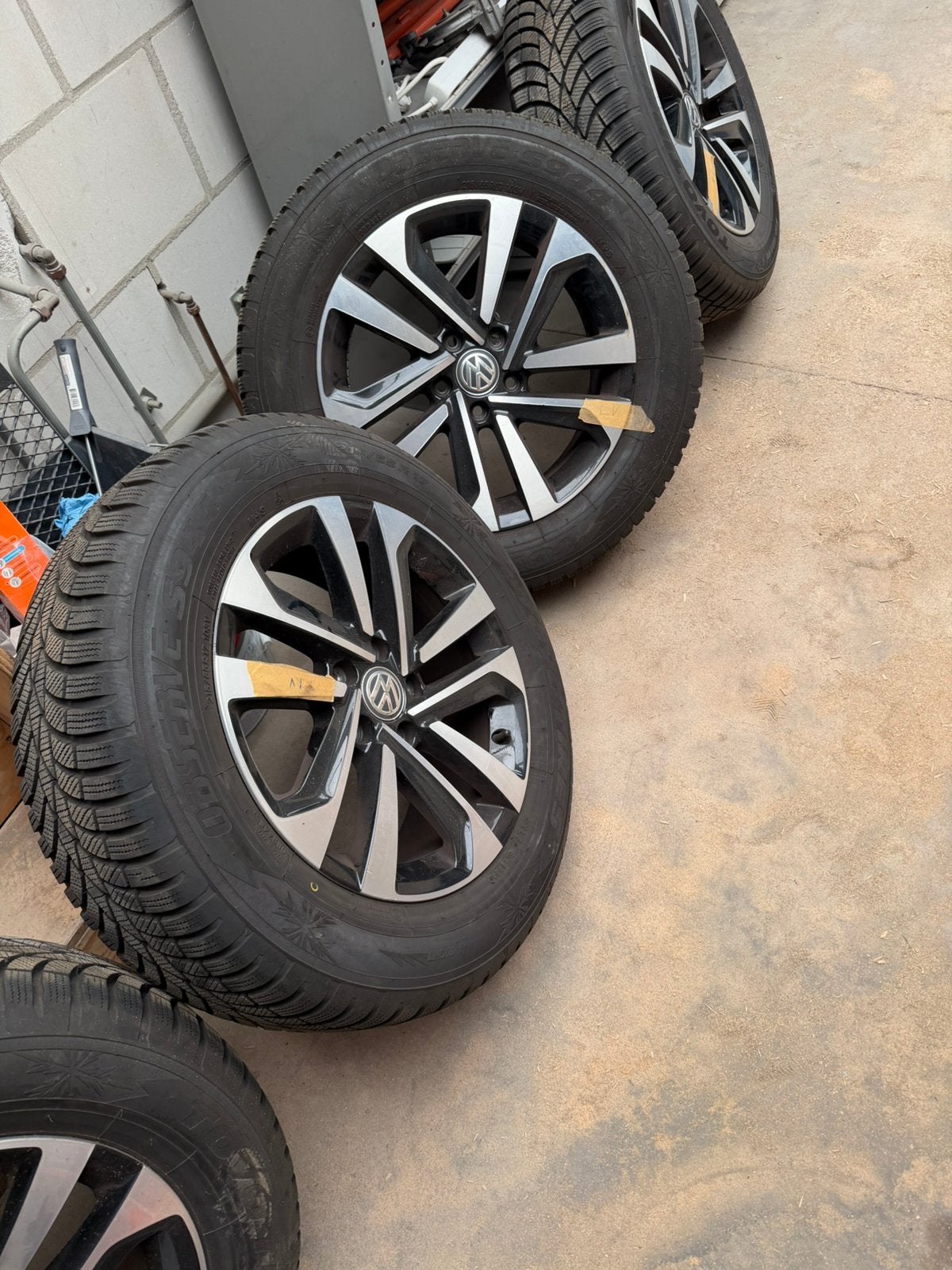 17 inch velgen met splinternieuwe winterbanden, Auto-onderdelen, Banden en Velgen, Ophalen, 215 mm, Banden en Velgen, Nieuw