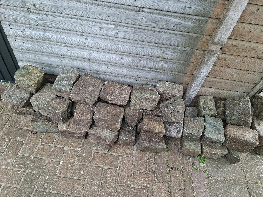 Zweedse keien, Tuin en Terras, Ophalen, Gebruikt, Graniet, Kei