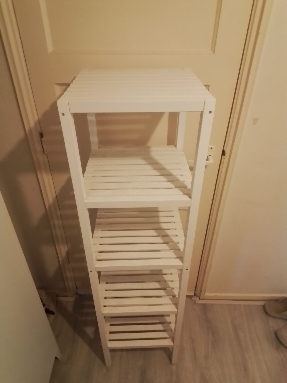 IKEA Molger Badkamermeubel - Witte Open Kast, Ophalen, Gebruikt