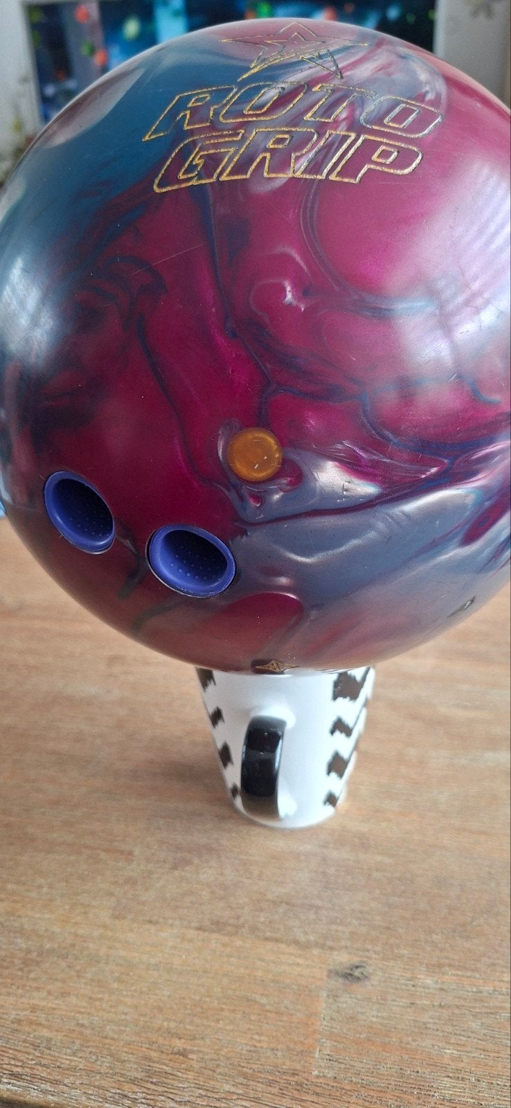 Roto Grip Attention Star S2 Bowlingbal 14 pond, Sport en Fitness, Ophalen, Zo goed als nieuw, Bal