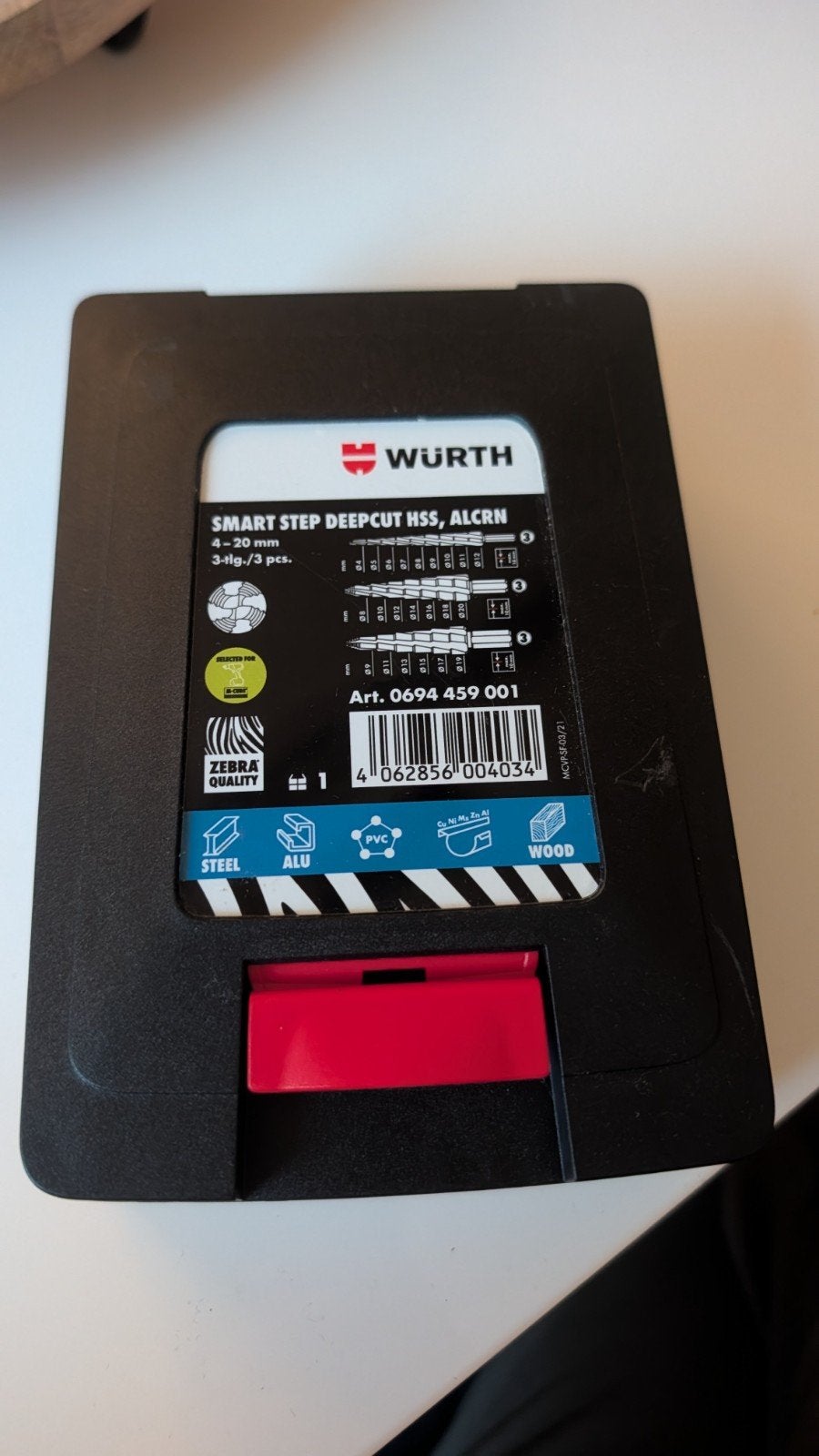 Wurth Smart Step Deepcut HSS, ALCRN Boorset (3-delig), Verzenden, Nieuw, Overige typen