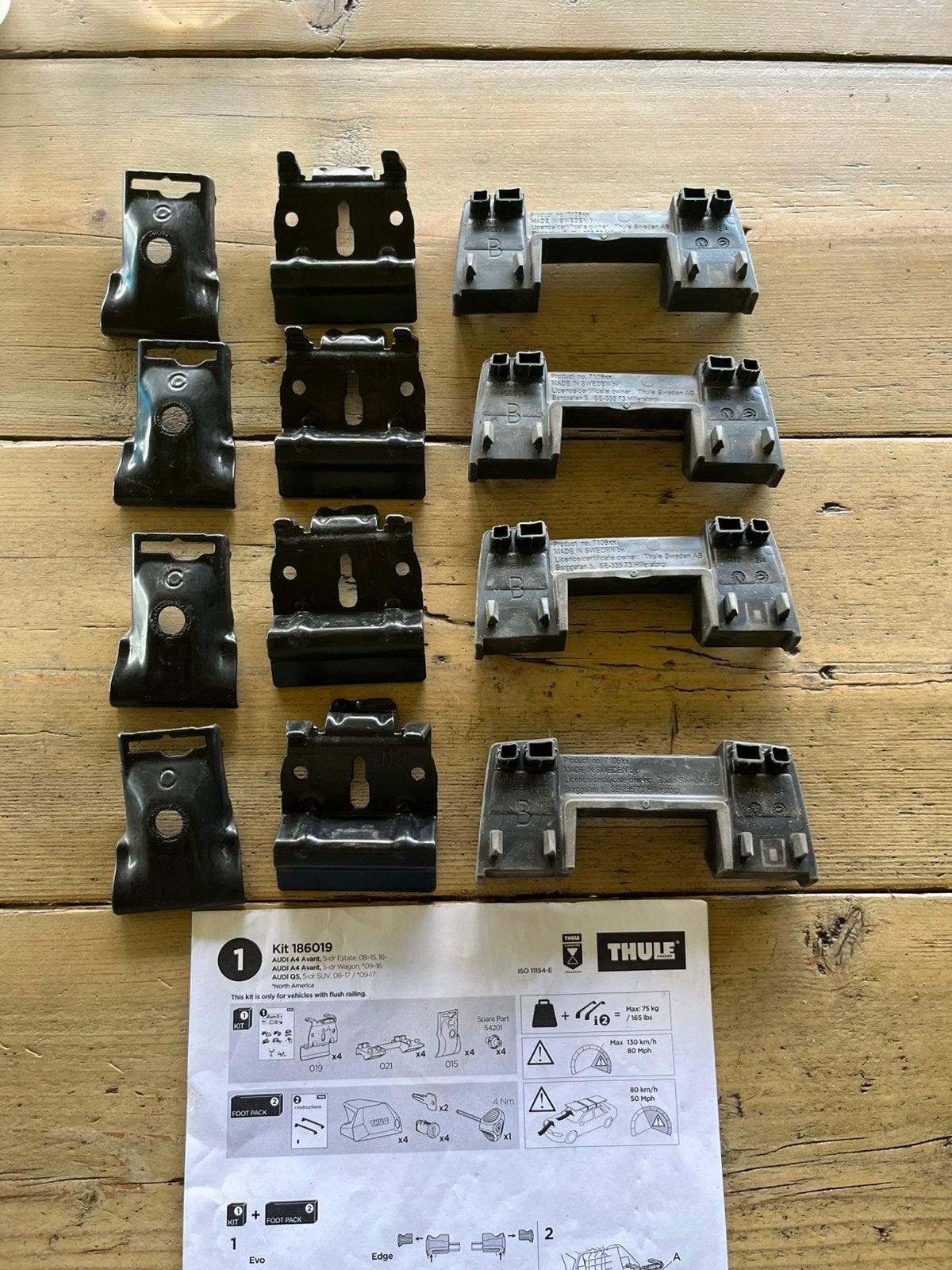 Thule Kit 186019 voor Audi A4 Avant / Q5, Ophalen of Verzenden, Zo goed als nieuw