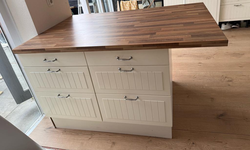 Keuken-eiland met lades 152x101x93,5, Huis en Inrichting, Complete inboedels, Ophalen