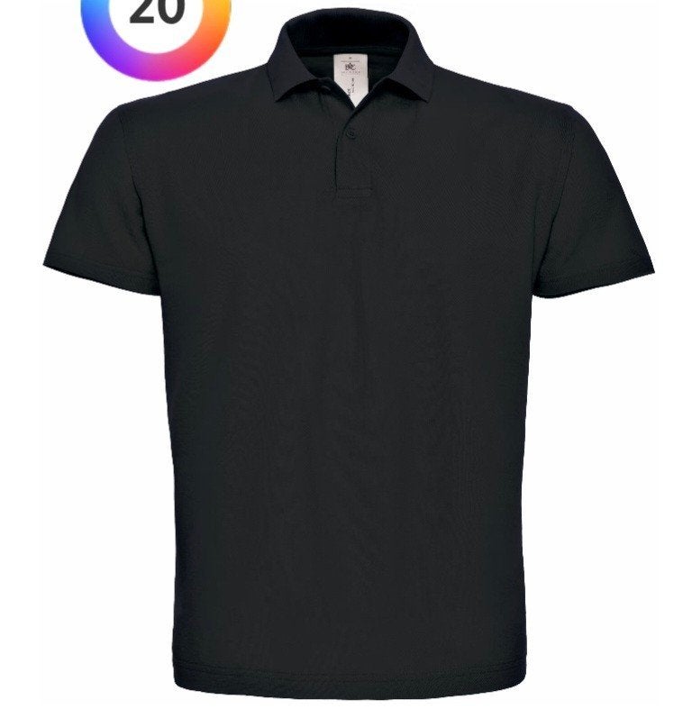 5 polo.s merk B&C XXXL, Kleding | Heren, Polo's, Zwart, B&C Collection, Nieuw, Overige maten