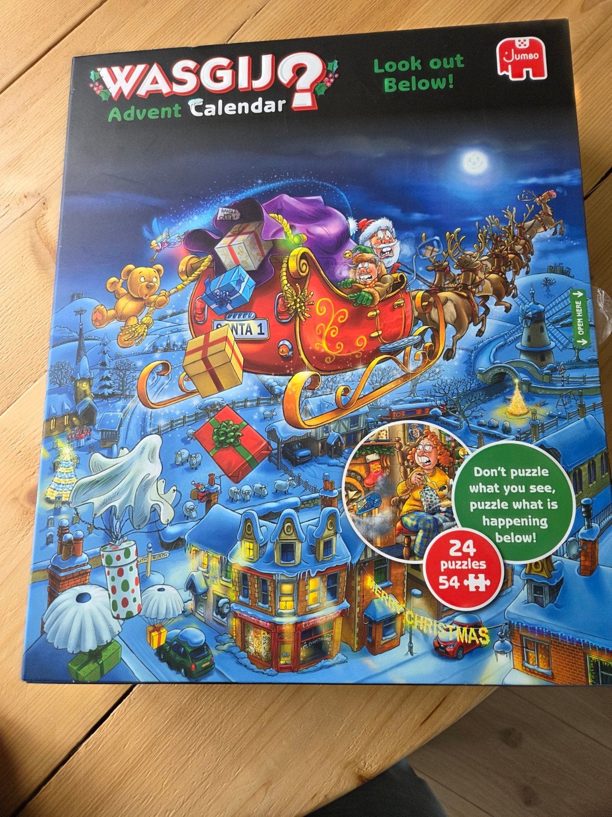 wasgij adventkalender, Ophalen, Minder dan 500 stukjes, Zo goed als nieuw