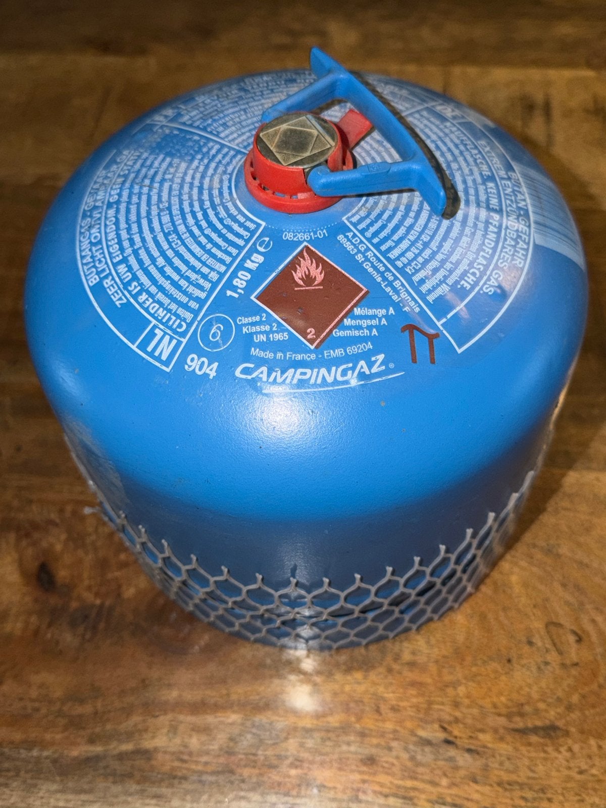 Nieuwe volle Campingaz butaan gasfles (1,8 kg), Ophalen of Verzenden, Nieuw
