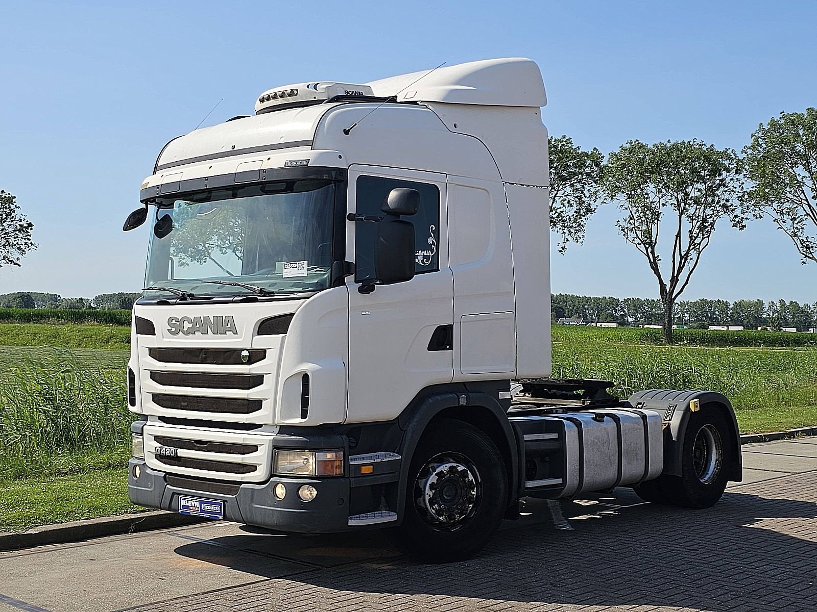 SCANIA G420 clima retarder, Auto's, Automaat, Euro 5, Scania, Wit