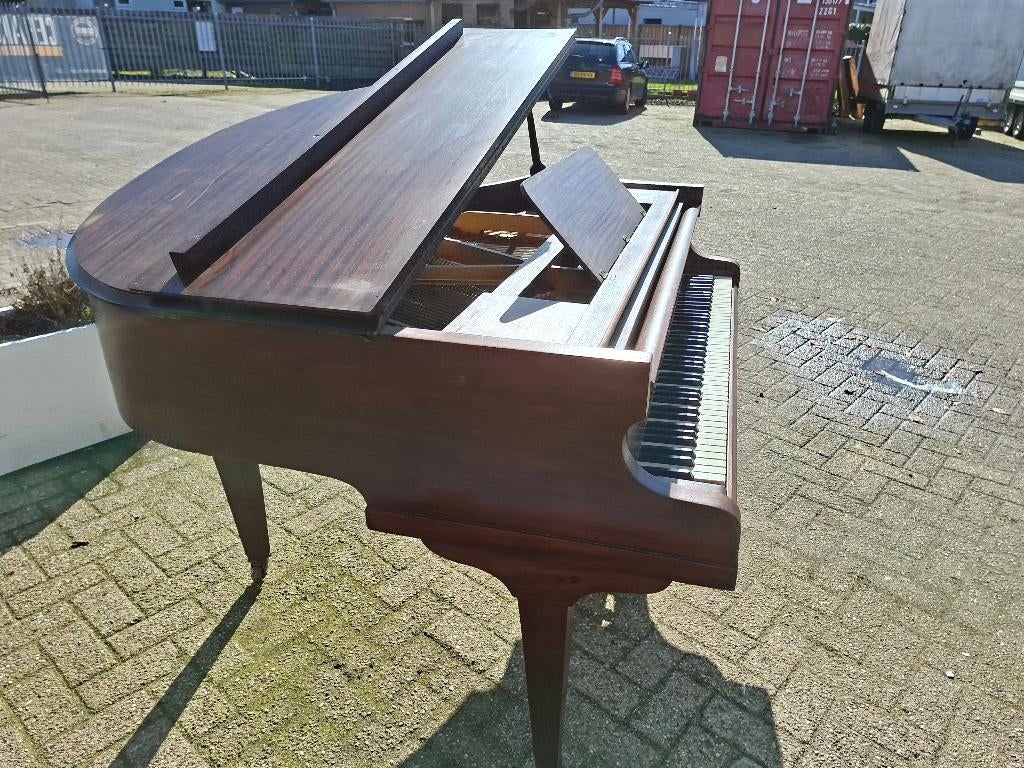 piano, Muziek en Instrumenten, Ophalen, Gebruikt, Bruin, Vleugel