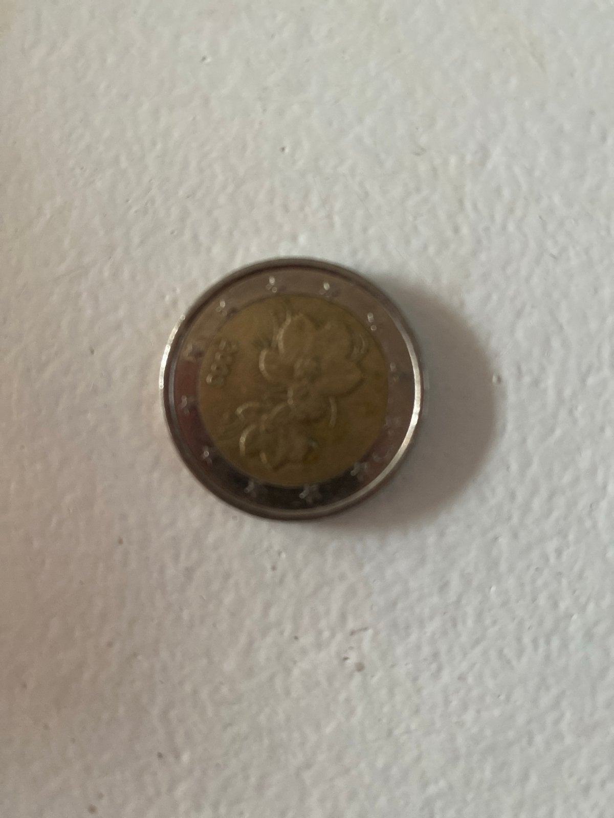 Oostenrijkse 2 Euro munt 2003 met sterren dicht bij de rand, Ophalen of Verzenden, Oostenrijk, 2 euro, Losse munt