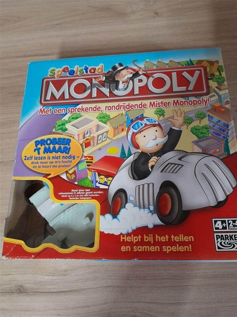 Monopoly speelstad - s1661, Hobby en Vrije tijd, Gezelschapsspellen | Bordspellen, Verzenden, Zo goed als nieuw