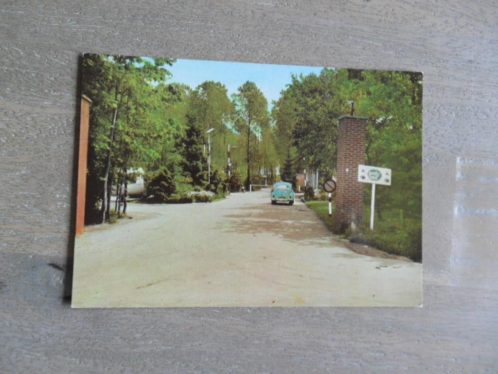 Hoogerheide, camping Familyland/auto 1973, Verzenden, 1960 tot 1980, Ongelopen, Noord-Brabant