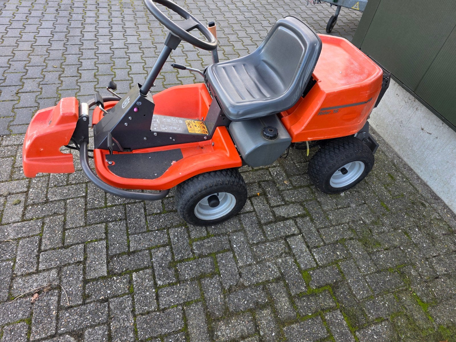 Husqvarna rider 16, Ophalen, Gebruikt