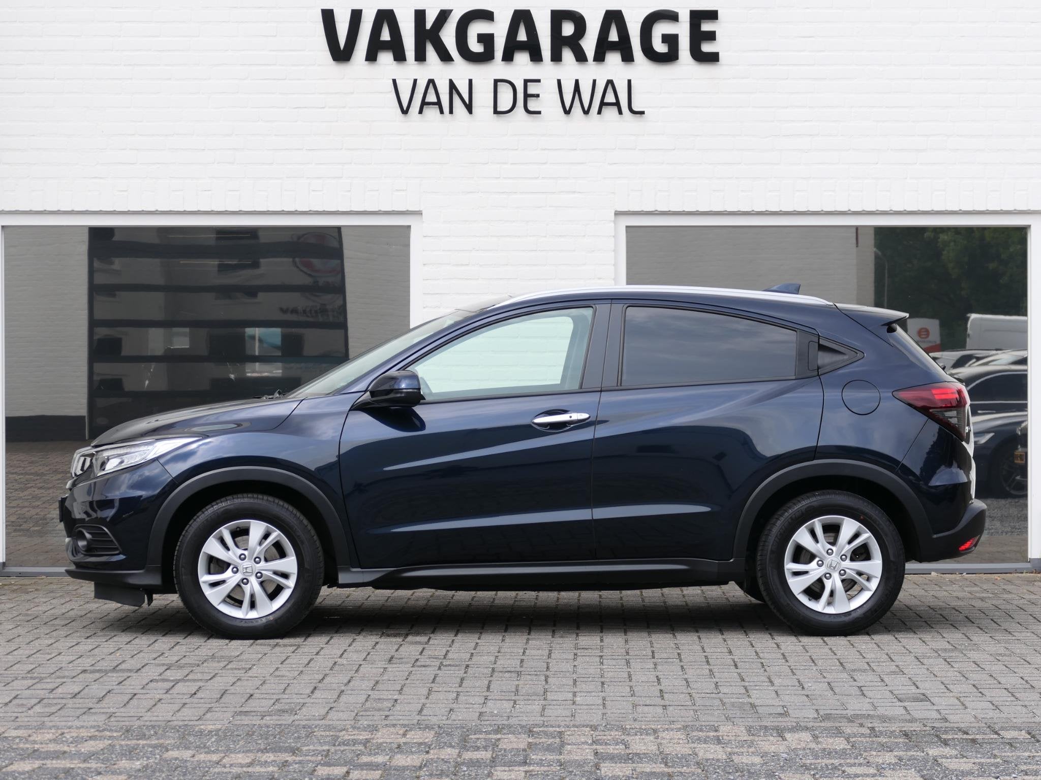 Honda HR-V 1.5 i-VTEC Executive | Panoramadak | Half leder |, Blauw, Leder en Stof, Bedrijf, 650 kg