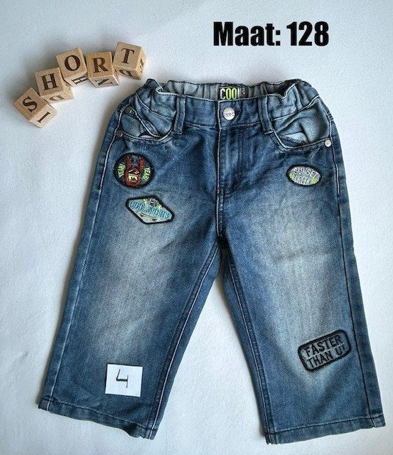 Capribroek - maat: 128 Iets langere broek, Kinderen en Baby's, Kinderkleding | Maat 128, Broek, Gebruikt, Ophalen of Verzenden