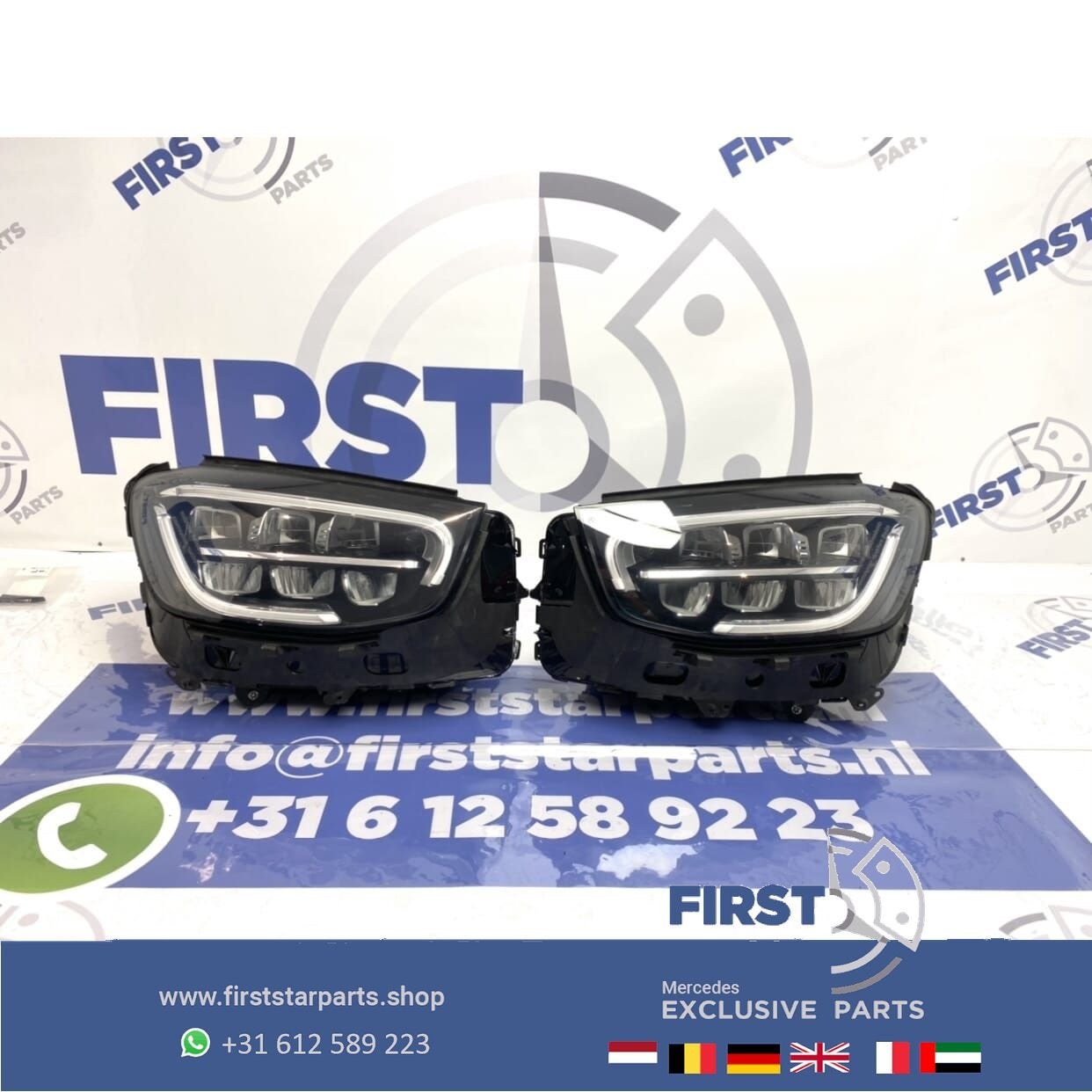 W253 C253 GLC FACELIFT KOPLAMPEN SET LINKS RECHTS COMPLEET L, Auto-onderdelen, Gebruikt, -, Ophalen of Verzenden, -