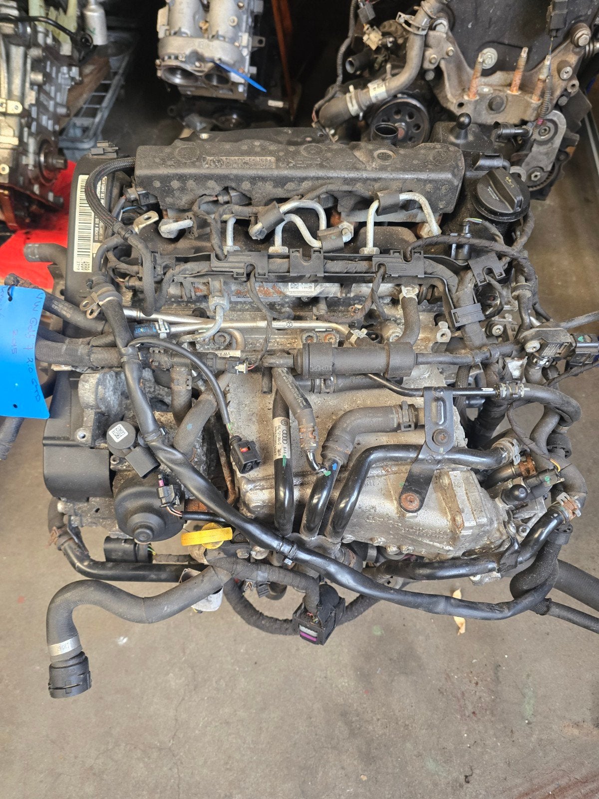 Motor vw golf  7 2.0 GTD 16V     CRB, Auto-onderdelen, Motor en Toebehoren, Ophalen of Verzenden