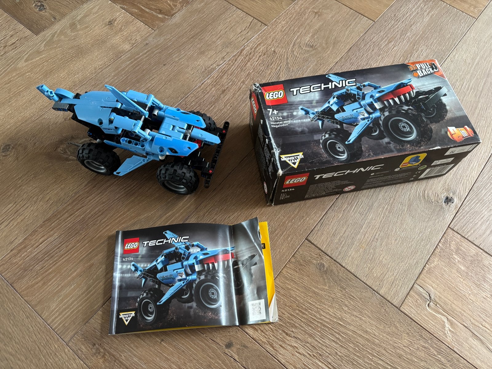 Lego Technic Monster Jam Megalodon 42134, Lego, Ophalen of Verzenden, Zo goed als nieuw, Complete set