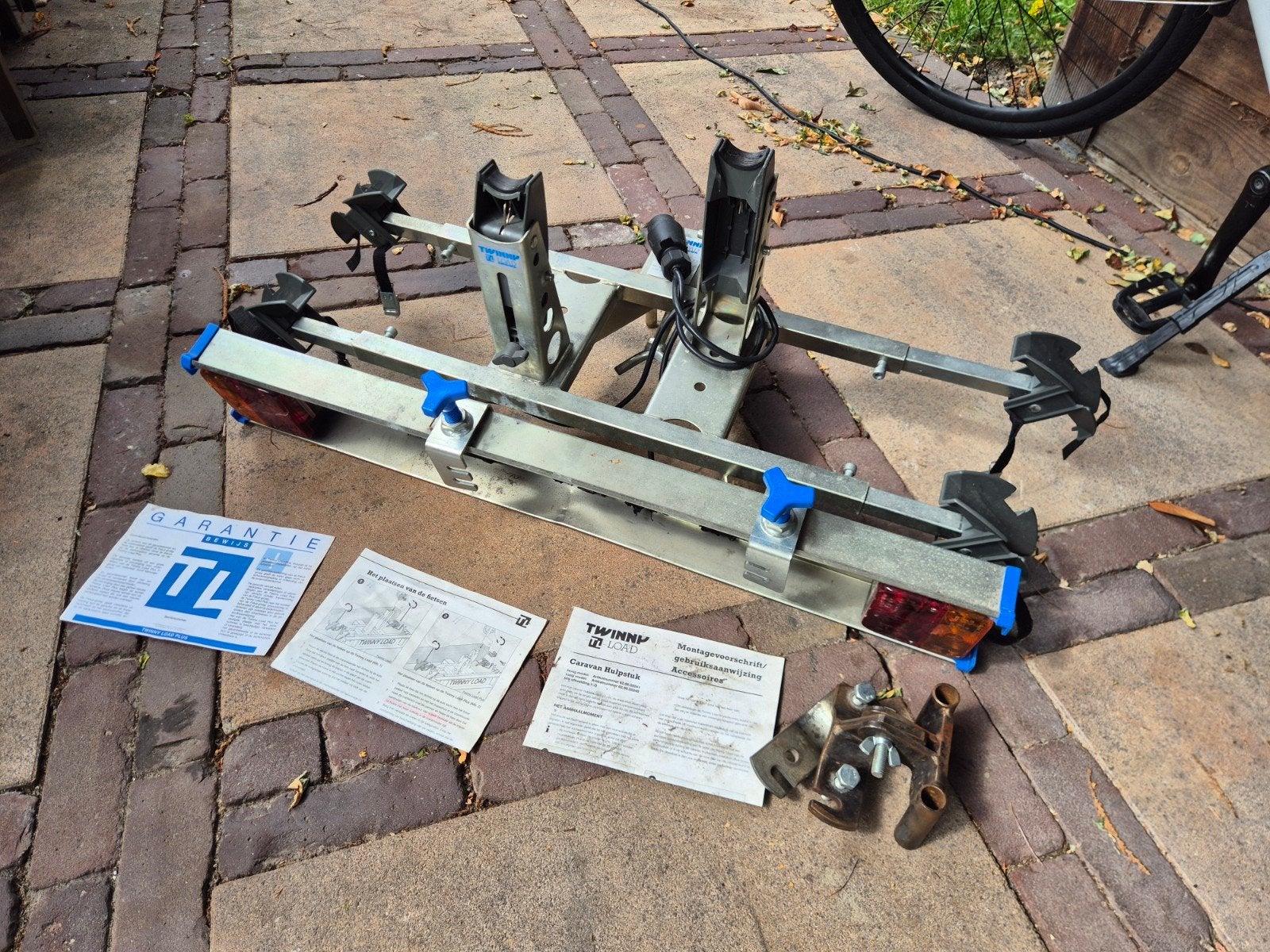 Twinny Load Plus trekhaak fietsendrager voor 2 fietsen, Auto diversen, Fietsendragers, Ophalen, 2 fietsen, Gebruikt, Trekhaakdrager